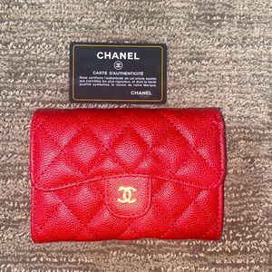 Chanel Red wallet